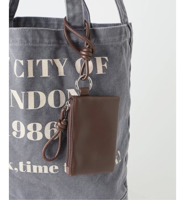 Spick and Span「《WEB限定 / 追加4予約》別注 CONTROL FREAK WASHED LOGOトート ミニポーチ付き」|トートバッグ|
