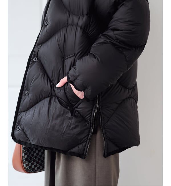 U by SPICK&SPAN「《予約》TAION / タイオン MILITARY HIGH-NECK VOLUME DOWN JKT」|ダウン|