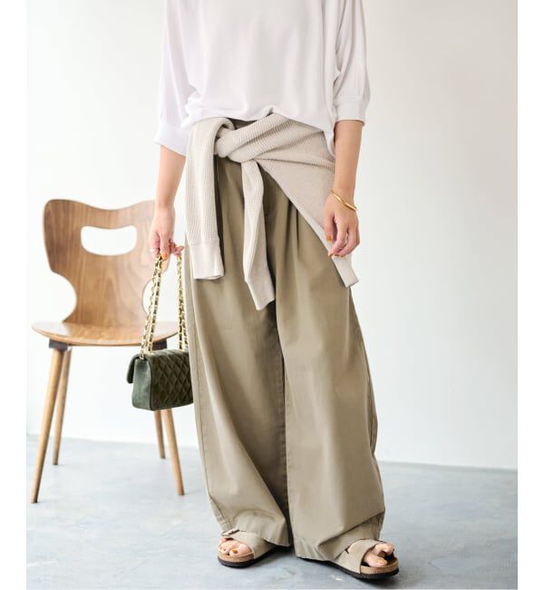 FRAMeWORK「≪新色 / 追加予約≫SLOUCHY LIGHT CHINO パンツ 3」|チノ|