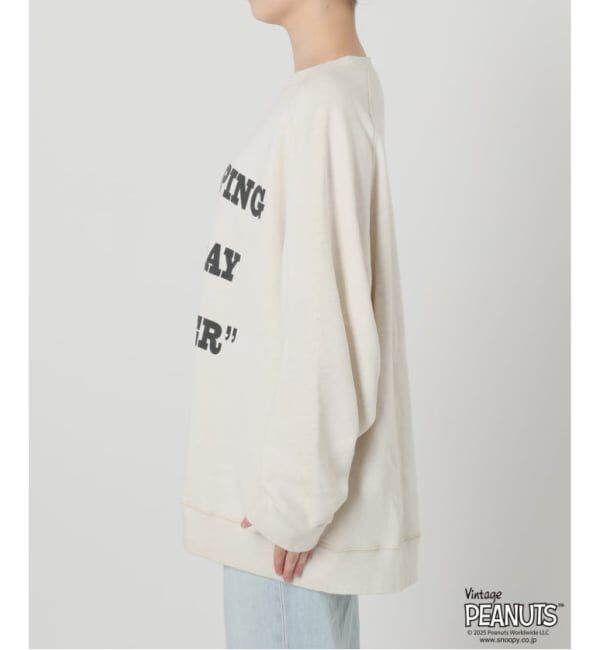 FRAMeWORK「≪追加予約≫MEAN MACHINE AGE 別注 PEANUTS VTG CREW SWT "CHARLIE"」|スウェット・ジャージ|