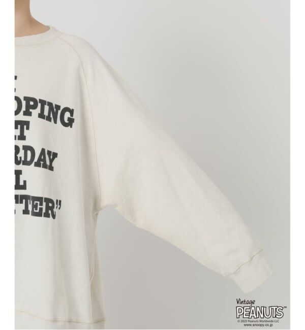 FRAMeWORK「≪追加予約≫MEAN MACHINE AGE 別注 PEANUTS VTG CREW SWT "CHARLIE"」|スウェット・ジャージ|