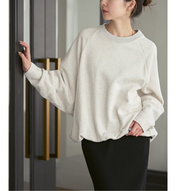NOBLE「《WEB限定追加予約》COG THE BIGSMOKE/コグザビッグスモーク OLIVER PUFFY HEM TOP」|スウェット・ジャージ|グレーB