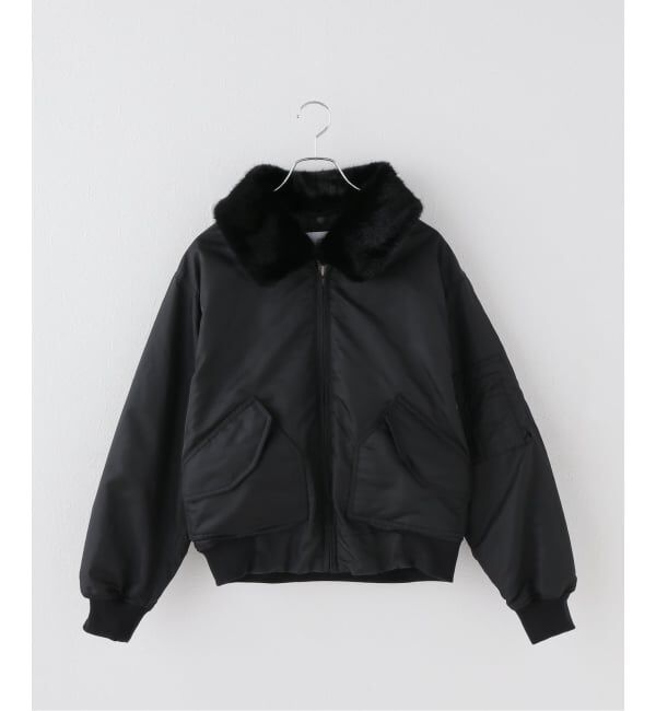 Spick and Span「LAYAS / レイヤーズ CPW 3WAY BLOUSON」|ブルゾン・スタジャン|ブラック