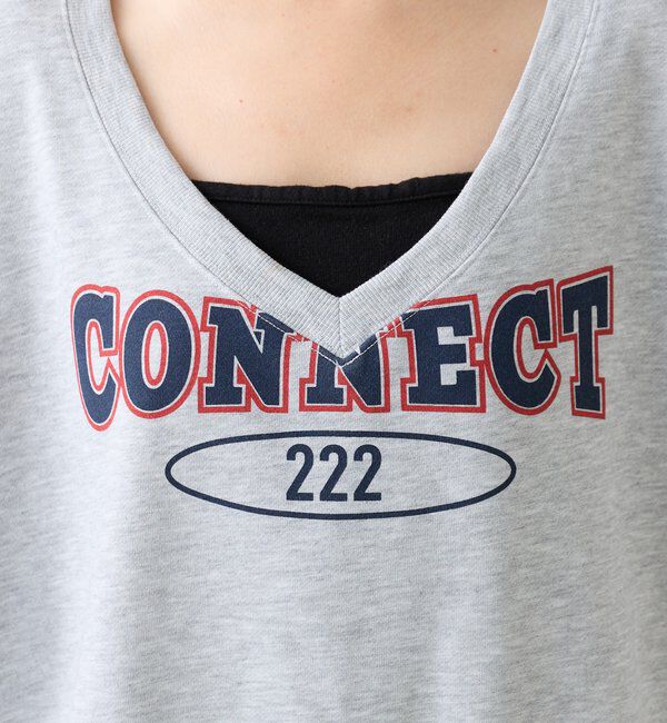  「CONNECTロゴVネックスウェット」|Tシャツ・カットソー|