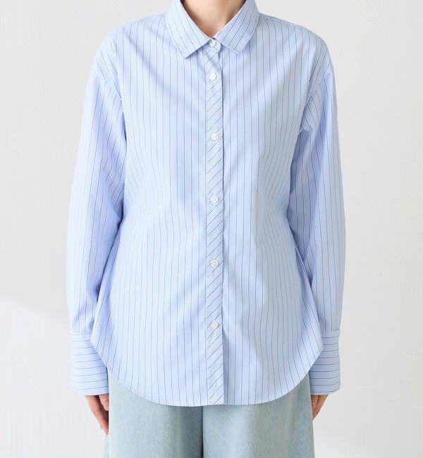  「【丈・シルエットを変えられる】2WAYサイドタックシャツ」|シャツ・ブラウス|