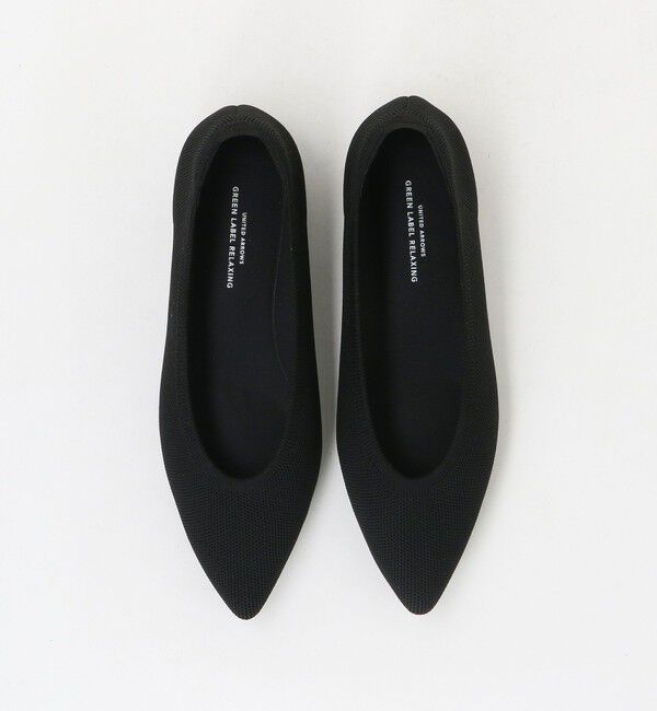 UNITED ARROWS green label relaxing「ウェルネス ポインテッド プレーンフラットシューズ 撥水」|パンプス|