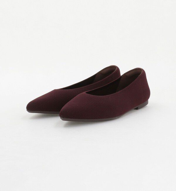 UNITED ARROWS green label relaxing「ウェルネス ポインテッド プレーンフラットシューズ 撥水」|パンプス|