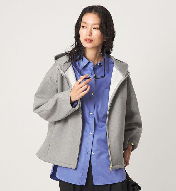 UNITED ARROWS green label relaxing「ダンボール ジップ フーディ」|パーカー|