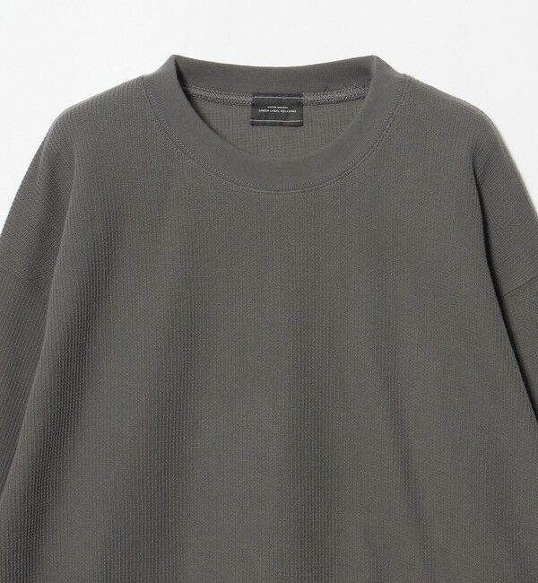 UNITED ARROWS green label relaxing「ワッフル クルーネック 長袖 Tシャツ カットソー」|Tシャツ・カットソー|