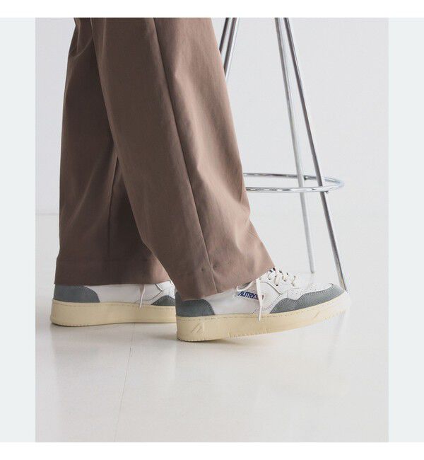 BEAMS SELECTION for WOMEN「AUTRY / MEDALIST LOW レザースエード コンビ スニーカー」|スニーカー|