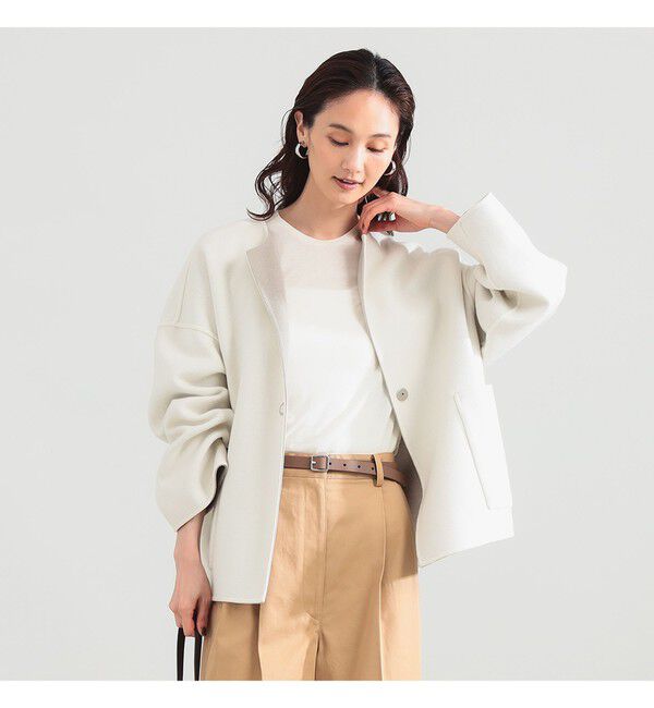 Demi-Luxe BEAMS 「リバー ミドルコート」|ダッフルコート|
