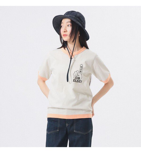 BEAMSBOY「【別注】Jackman / リンガー リブ Tシャツ 26SS」|Tシャツ・カットソー|GREY