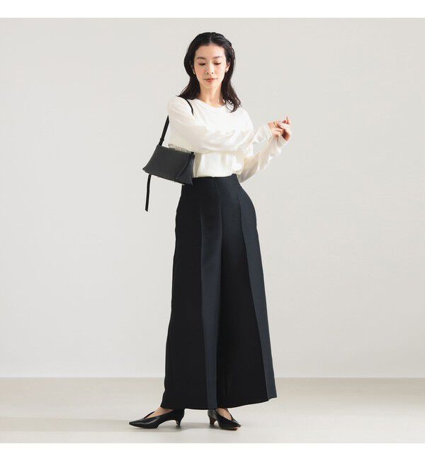 Demi-Luxe BEAMS 「SLOANE / 天竺 クルーネック ロングスリーブ Tシャツ」|Tシャツ・カットソー|