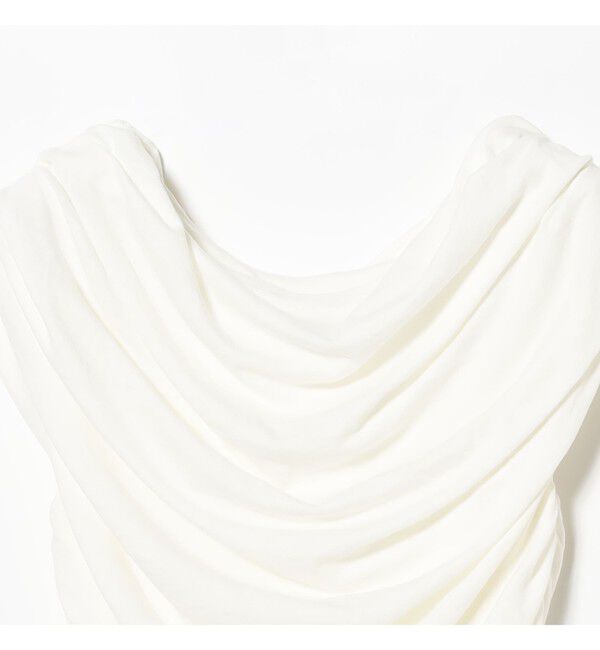 Ray BEAMS 「ギャザー ドレープ Tシャツ」|Tシャツ・カットソー|