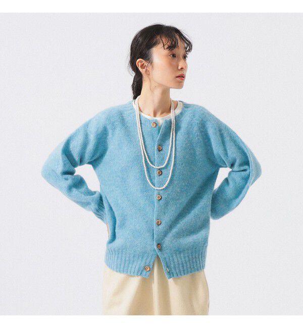 BEAMS SELECTION for WOMEN「【別注】Nor&rsquo;Easterly / シェットランド シャギー カーディガン」|ニット・セーター|