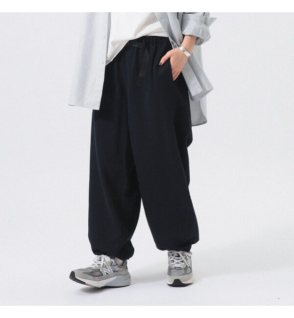 BEAMS SELECTION for WOMEN「【別注】Gramicci for BEAMS BOY / ワイド スウェットパンツ」|その他|NAVY