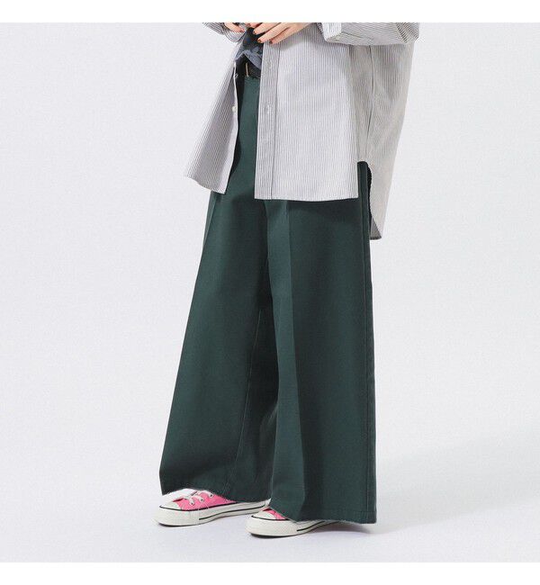 BEAMS SELECTION for WOMEN「【別注】Dickies / ベーシック ワーク パンツ」|チノ|