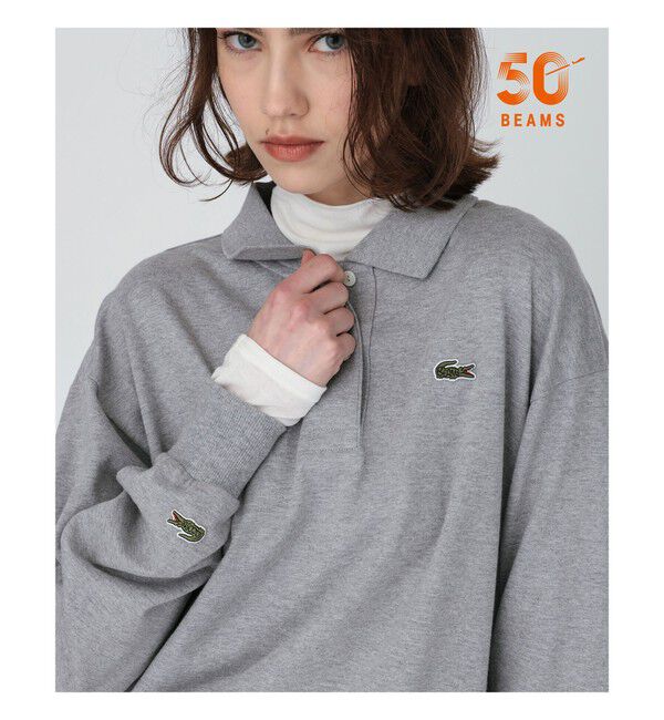 BEAMS SELECTION for WOMEN「【別注】LACOSTE / ポロシャツ」|スウェット・ジャージ|CCA_ARGENT__CHINE