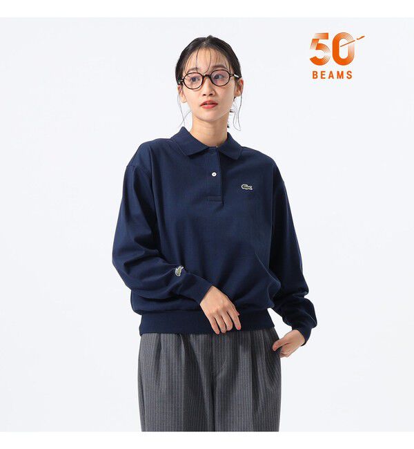 BEAMS SELECTION for WOMEN「【別注】LACOSTE / ポロシャツ」|スウェット・ジャージ|166_MARINE