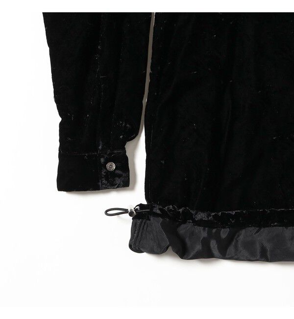 BEAMS SELECTION for WOMEN「CINOH / ベロア ハーフジップ プルオーバー」|シャツ・ブラウス|