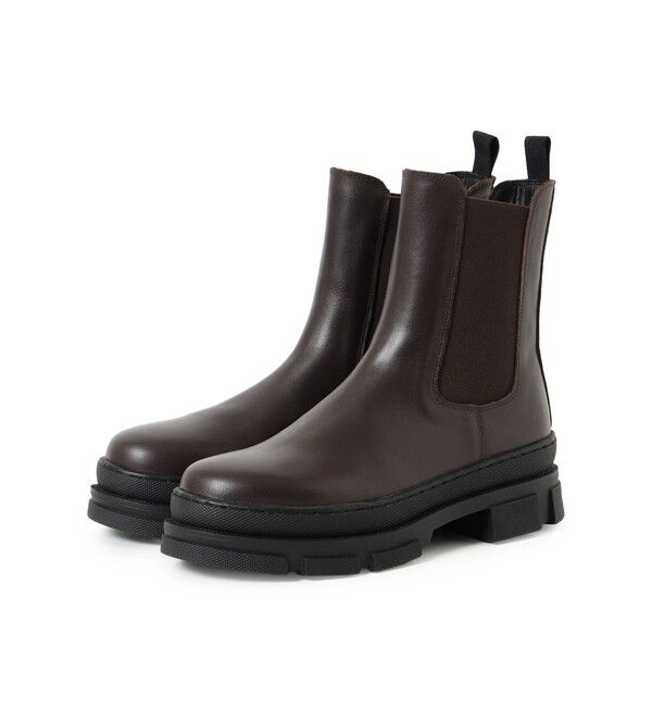 BEAMS SELECTION for WOMEN「REMME / サイド ゴア ブーツ」|ロングブーツ|D.BROWN