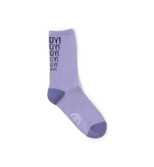 BEAMS SELECTION for WOMEN「【別注】ROSTER SOX / THANKS BUDDY SOX」|ソックス|PURPLE