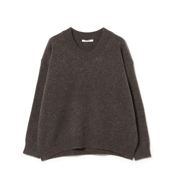 BEAMS SELECTION for WOMEN「【別注】SLOANE &times; Demi-Luxe BEAMS / 7ゲージ 天竺 カシミヤ Vネック ニット」|ニット・セーター|