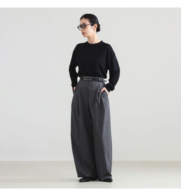BEAMS SELECTION for WOMEN「WRAPINKNOT / オーバーサイズ ロングスリーブ Tシャツ」|Tシャツ・カットソー|