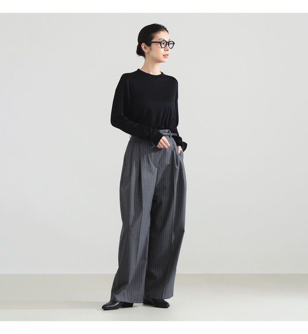 BEAMS SELECTION for WOMEN「WRAPINKNOT / オーバーサイズ ロングスリーブ Tシャツ」|Tシャツ・カットソー|