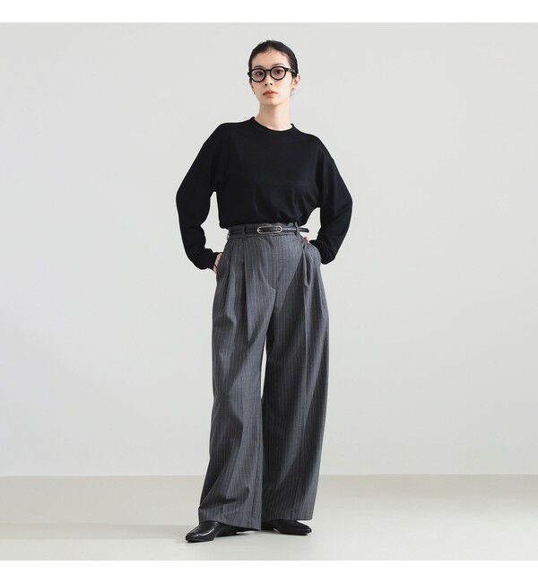 BEAMS SELECTION for WOMEN「WRAPINKNOT / オーバーサイズ ロングスリーブ Tシャツ」|Tシャツ・カットソー|
