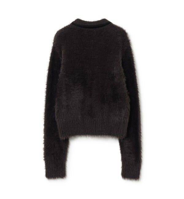 BEAMS SELECTION for WOMEN「【別注】FRED PERRY / フラッフィー ニット カーディガン〈26AW ふわふわ シャギー 羽織り〉」|カーディガン|