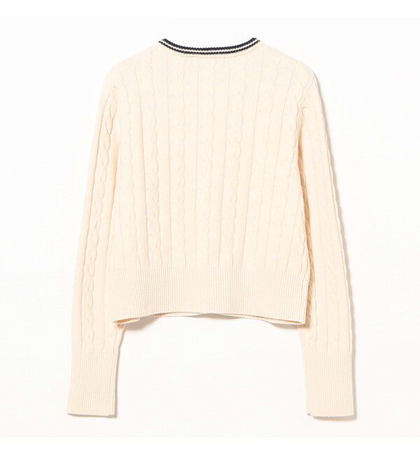 BEAMS SELECTION for WOMEN「【別注】FRED PERRY / ケーブル ニット カーディガン　〈26AW 寒暖差対策 着回し 〉」|カーディガン|