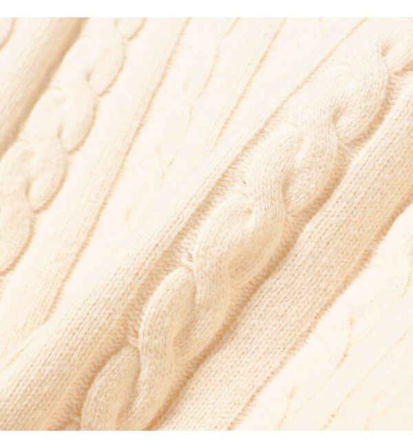 BEAMS SELECTION for WOMEN「【別注】FRED PERRY / ケーブル ニット カーディガン　〈26AW 寒暖差対策 着回し 〉」|カーディガン|