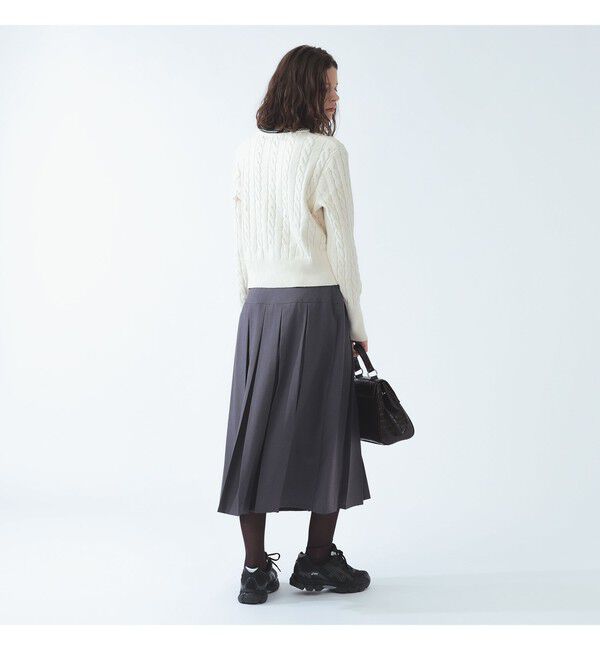 BEAMS SELECTION for WOMEN「【別注】FRED PERRY / ケーブル ニット カーディガン　〈26AW 寒暖差対策 着回し 〉」|カーディガン|