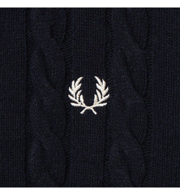 BEAMS SELECTION for WOMEN「【別注】FRED PERRY / ケーブル ニット カーディガン　〈26AW 寒暖差対策 着回し 〉」|カーディガン|