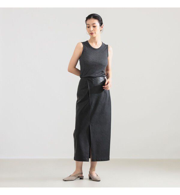 Demi-Luxe BEAMS 「AK+1 / レイヤード リブ タンクトップ」|Tシャツ・カットソー|