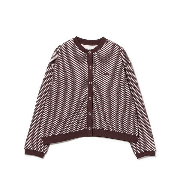 BEAMS SELECTION for WOMEN「【別注】Lee &times; Ray BEAMS / ニット ジャカード カーディガン」|ニット・セーター|Pink*Brown