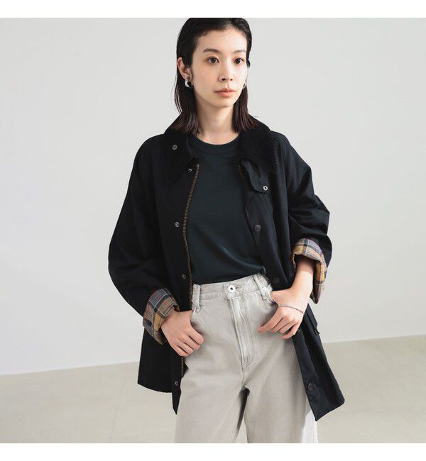 BEAMS SELECTION for WOMEN「【別注】Barbour &times; Demi-Luxe BEAMS / BEDALE ジャケット」|ブルゾン・スタジャン|