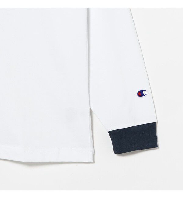 BEAMS SELECTION for WOMEN「【別注】Champion / BOYロゴ リンガーTシャツ」|Tシャツ・カットソー|