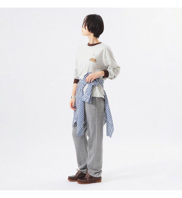 BEAMS SELECTION for WOMEN「【別注】Champion / BOYロゴ リンガーTシャツ」|Tシャツ・カットソー|