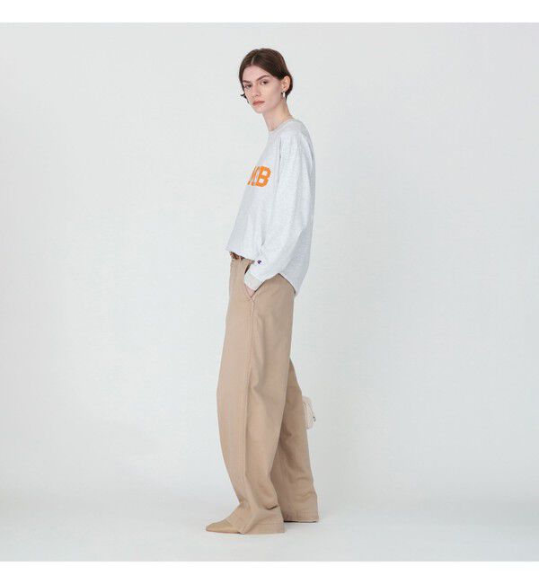 BEAMS SELECTION for WOMEN「【別注】Champion / BOYロゴ リンガーTシャツ」|Tシャツ・カットソー|