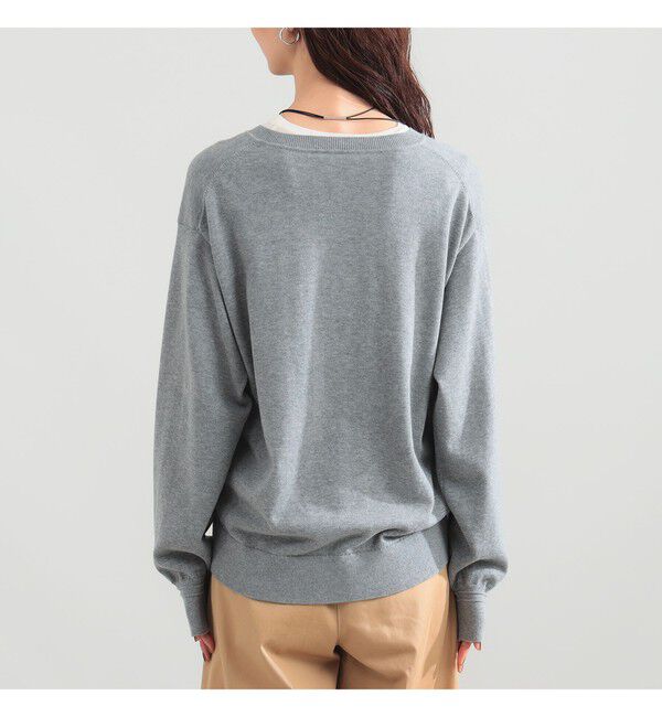 Demi-Luxe BEAMS 「コットンウール Vネック ニット」|ニット・セーター|