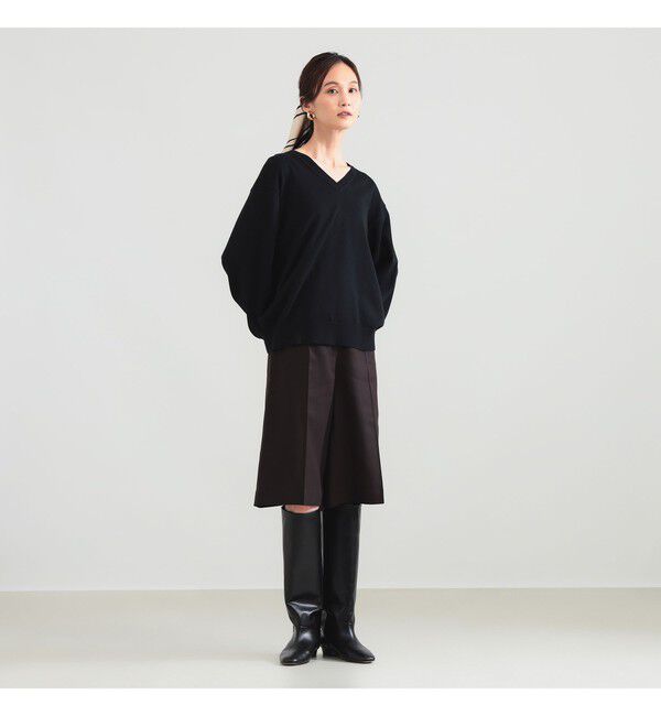 Demi-Luxe BEAMS 「コットンウール Vネック ニット」|ニット・セーター|