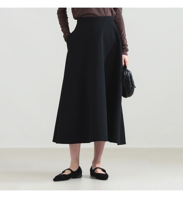 Demi-Luxe BEAMS 「ボンディング フレア スカート」|スカート|