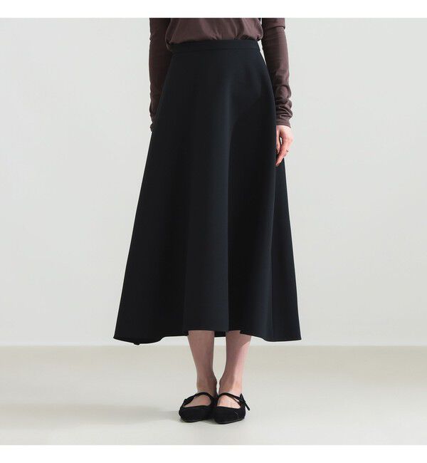 Demi-Luxe BEAMS 「ボンディング フレア スカート」|スカート|