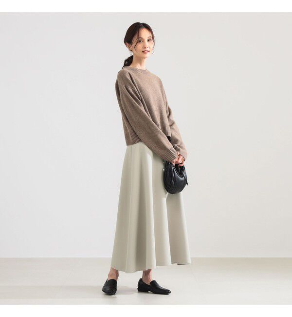 Demi-Luxe BEAMS 「ボンディング フレア スカート」|スカート|