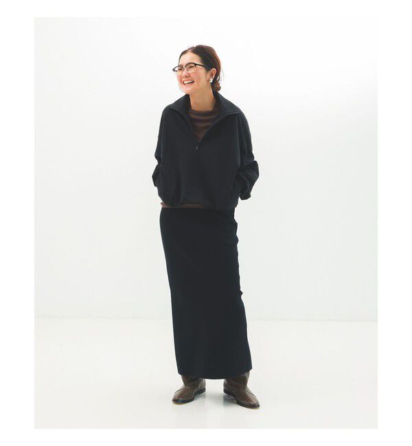 Demi-Luxe BEAMS 「ハーフジップ 裏毛 プルオーバー」|Tシャツ・カットソー|