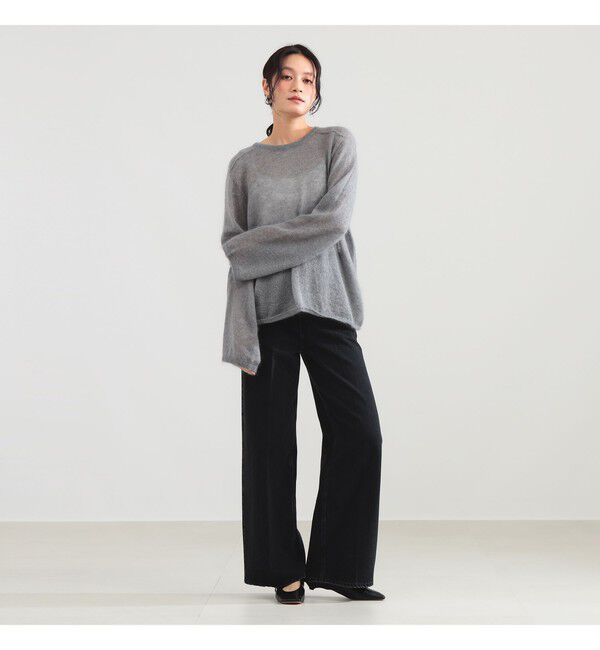 Demi-Luxe BEAMS 「モヘヤ シルク ロングスリーブニット」|ニット・セーター|