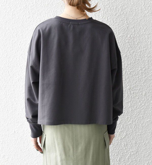 SHIPS any「〈洗濯機可能〉インレイ ロングスリーブ コンパクト プルオーバー」|Tシャツ・カットソー|