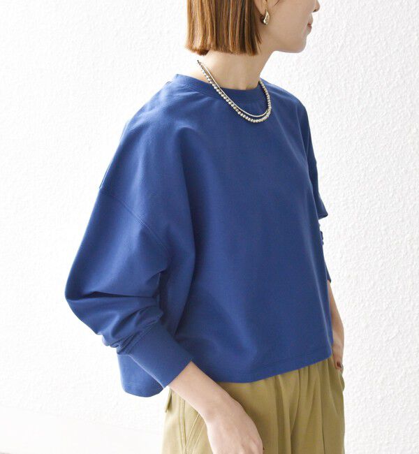 SHIPS any「〈洗濯機可能〉インレイ ロングスリーブ コンパクト プルオーバー」|Tシャツ・カットソー|